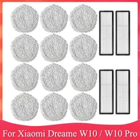 Top Deals Replacement Parts Kit For Xiaomi Dreame W10 / W10 Pro Robot Vacuum Cleaner HEPA Filter Mop Cloth