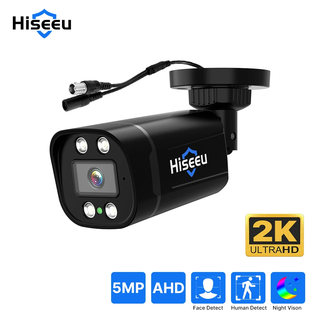 Hiseeu 5MP AHD камера для домашнего видеонаблюдения | AliExpress
