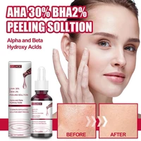 aha 30 bha 2 fruit acid salicylic acid essence anti acne exfoliating serum closed blackhead shrink pores essence skin care