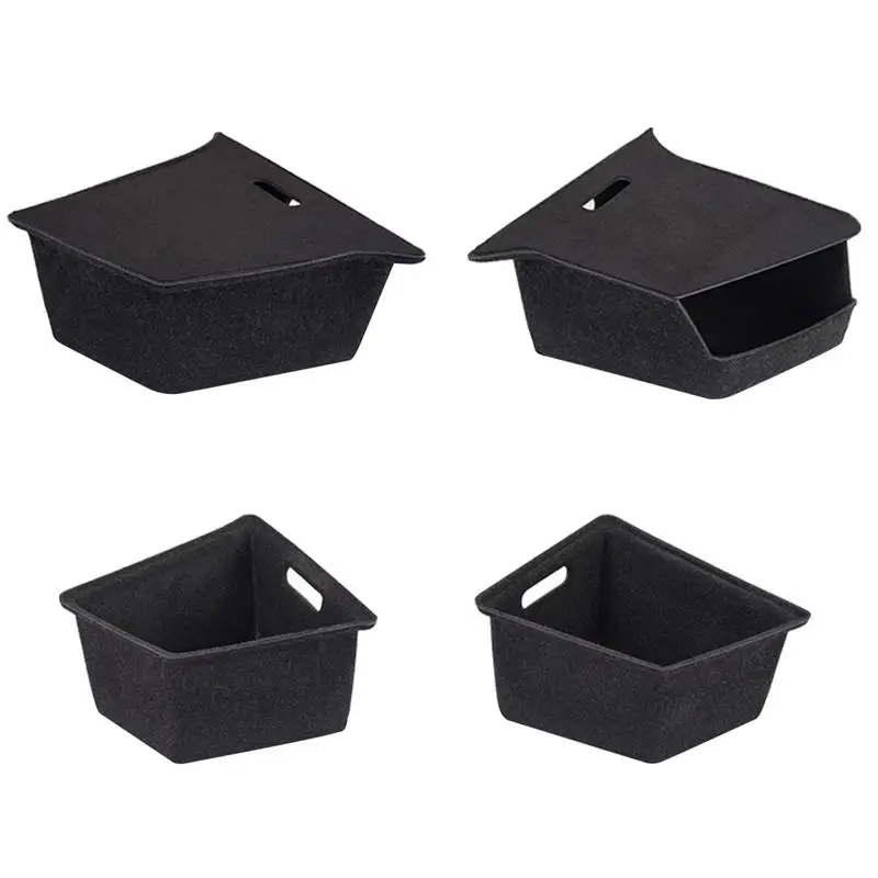 

Car Rear Trunk Organizer Side Storage Box Storage Box Tail Box Auto Interior Modification Accessories For Model Y Drop Shipping