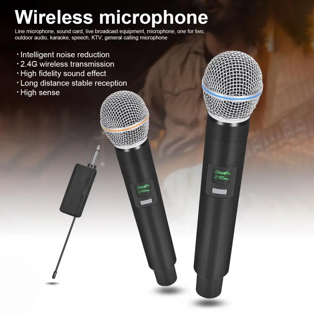 

1 Набор, отличный беспроводной микротелефон с постоянным приемом на большие расстояния, 100 Гц-20 кГц