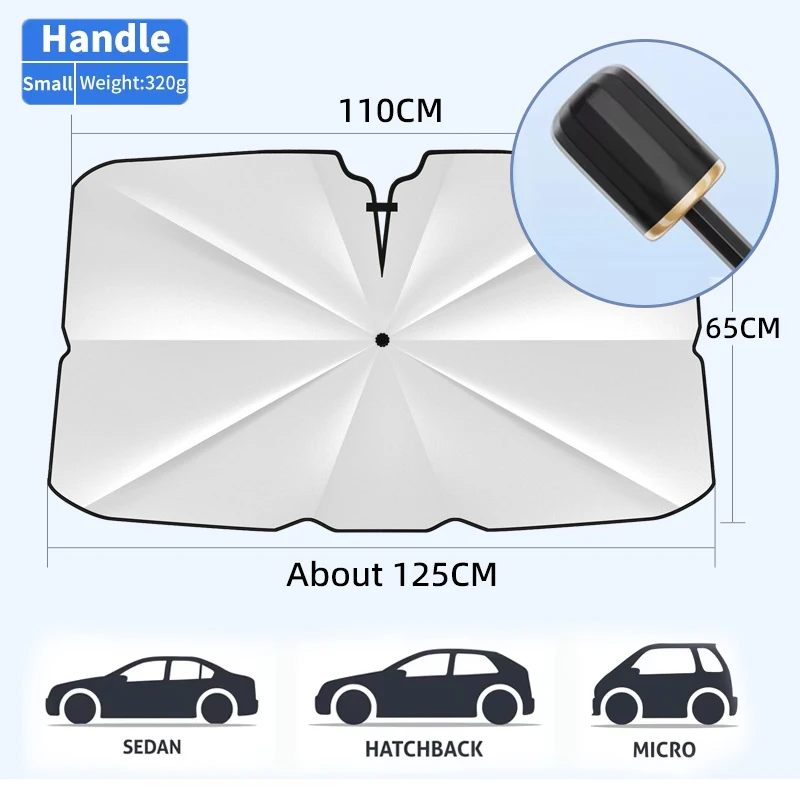 

Солнцезащитный Зонт Karcle для лобового стекла, складной передний козырек от солнца