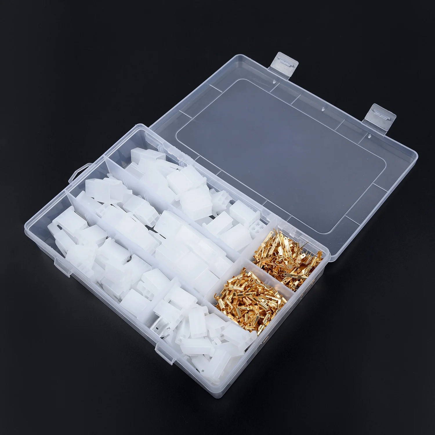 

380 Pcs Auto Electrical 2.8mm 2 3 4 6 Pin Wire Connector Terminal for Car Motor