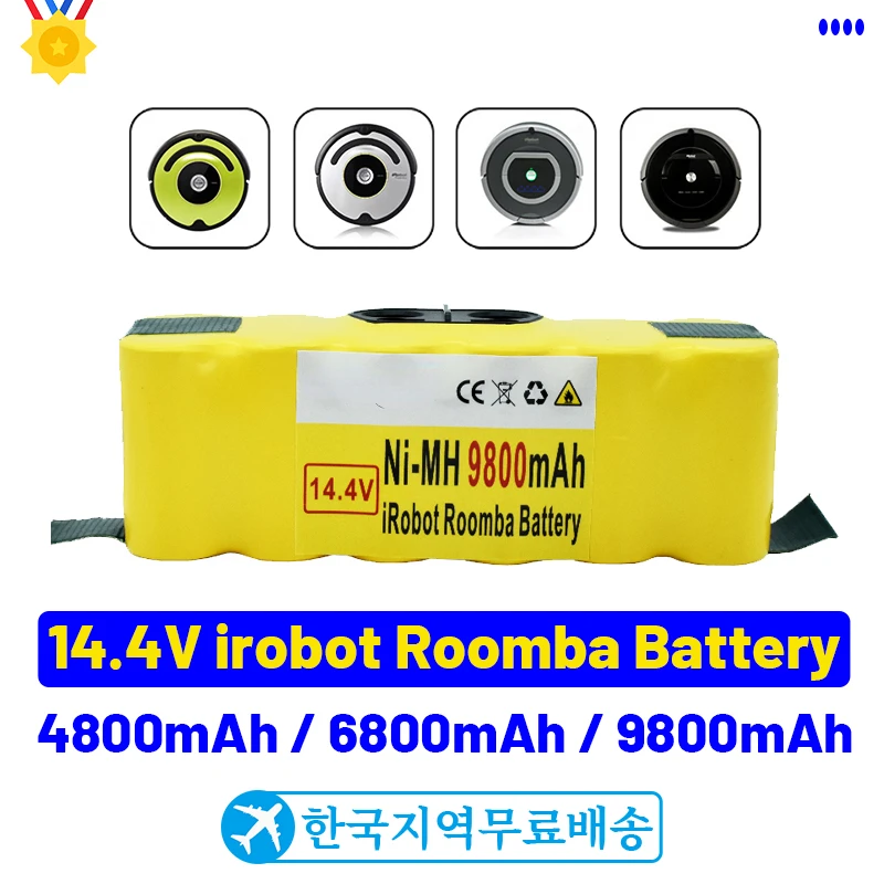 

Новый аккумулятор 4,8/6,8/500 Ач для робота-пылесоса Irobot Roomba серии 600 700 800 900 600 Irobot Roomba 620 650 700 770 780 800