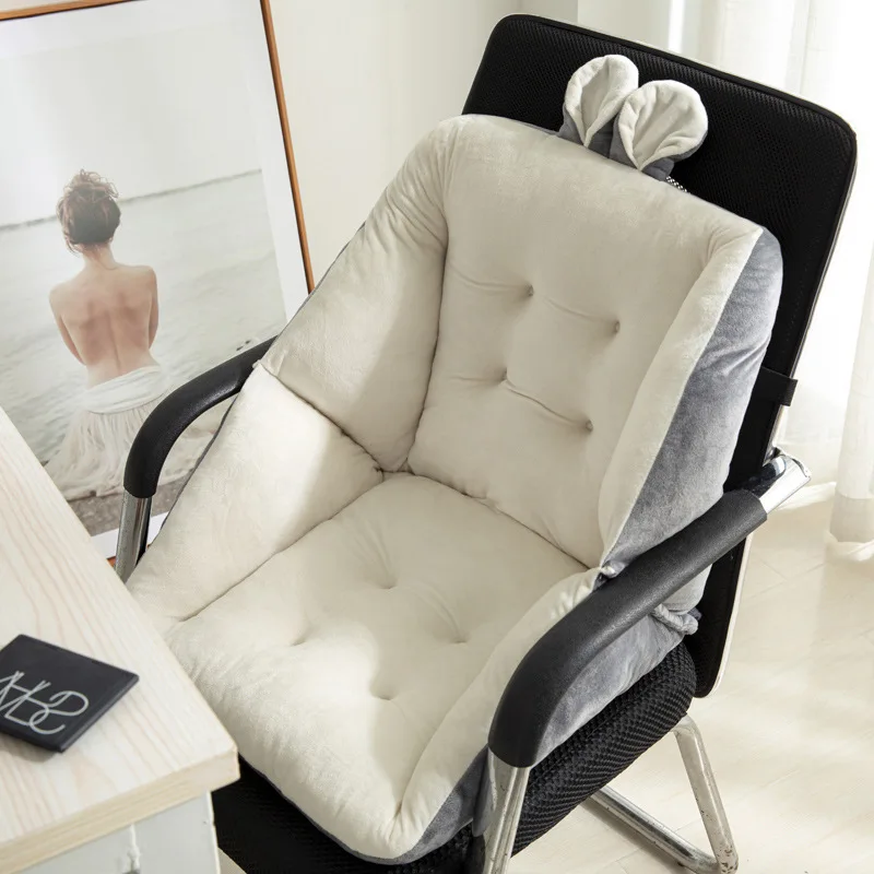 Подушки для сидений в форме кролика, интегрированные в спинку дивана, наполнитель для стула, теплый и дружественный к коже коврик для пола.