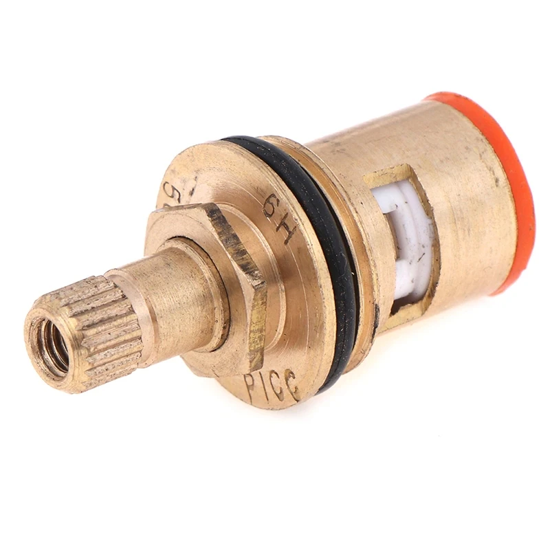 

1pcs 1/2" 20 Copper Teeth Ceramic Tap Cartridge Disc Quarter Turn Valve Replaceme Faucet Cartridges Accessories