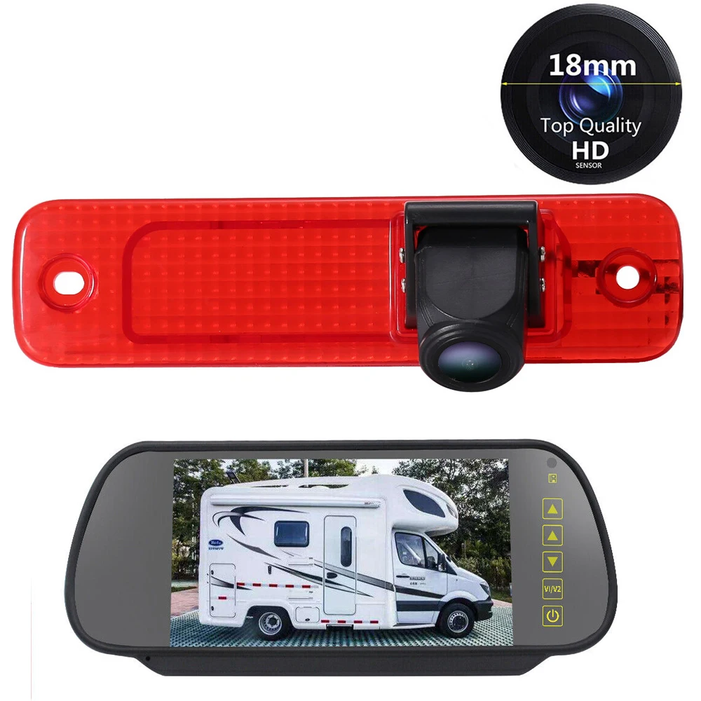 Автомобильная камера заднего вида с 7-дюймовым 4 3-дюймовым зеркалом для Ford Transit
