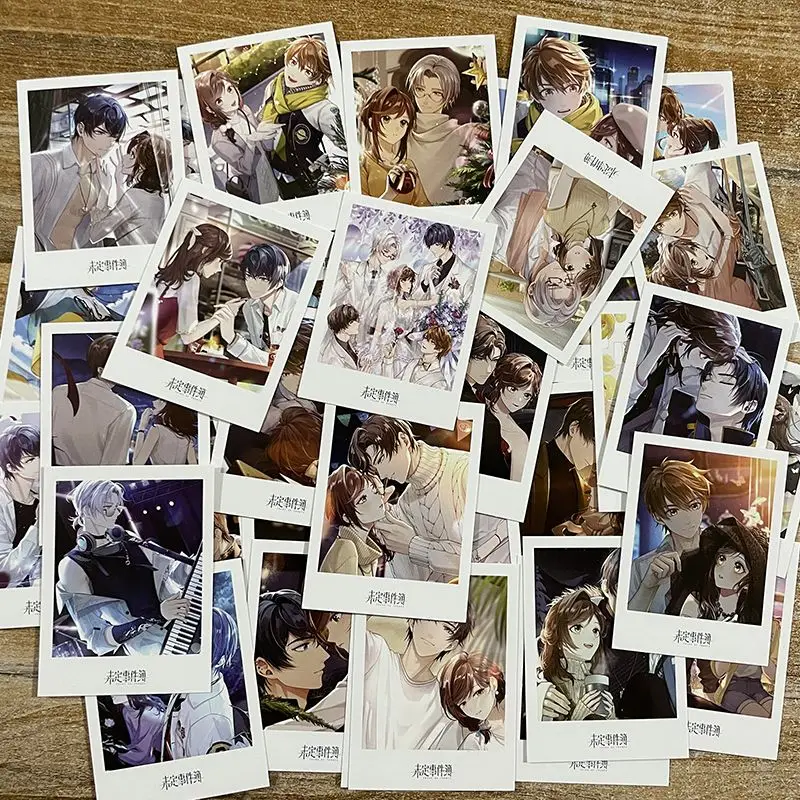 Tarjetas Lomo de Anime de Tears of Themis de 40 unids/set, Xia Yan Zuo, marcapáginas de colección, sesión fotográfica, estudiantes bonitos, tarjeta de mensaje estacionaria
