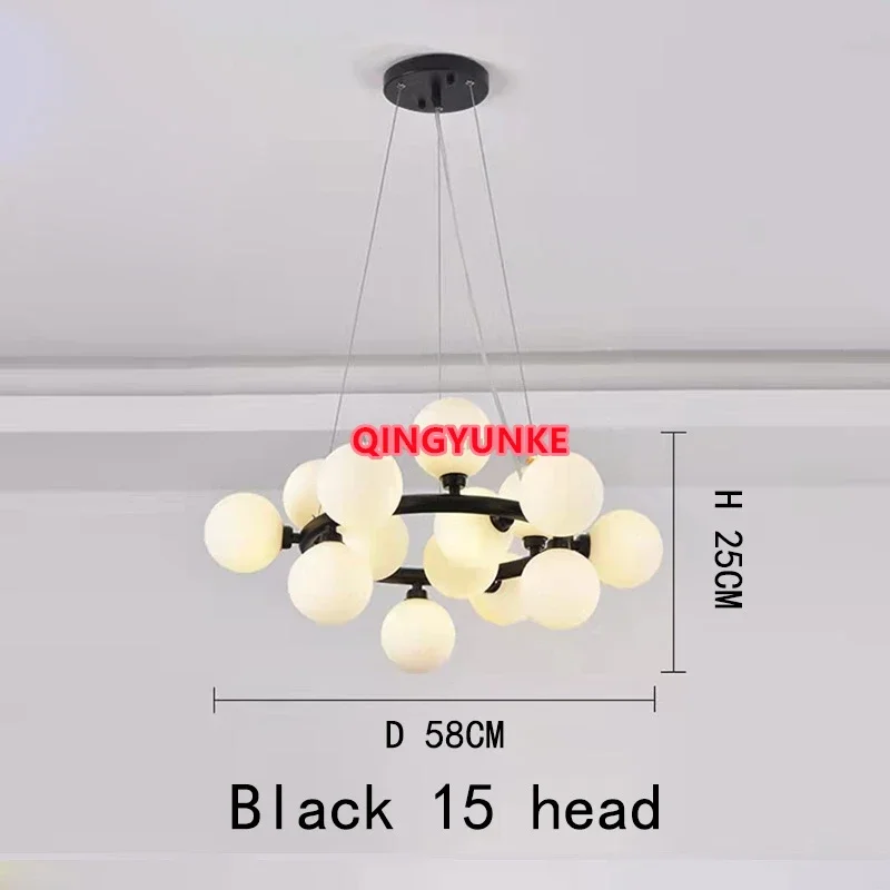 

Светодиодная люстра JIANKEXING G4 стеклянная