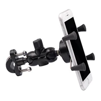 motorcycle bike phone holder aluminum alloy 360 rotatable bracket gps motor bicycle phone stand support cellphone mount bracket