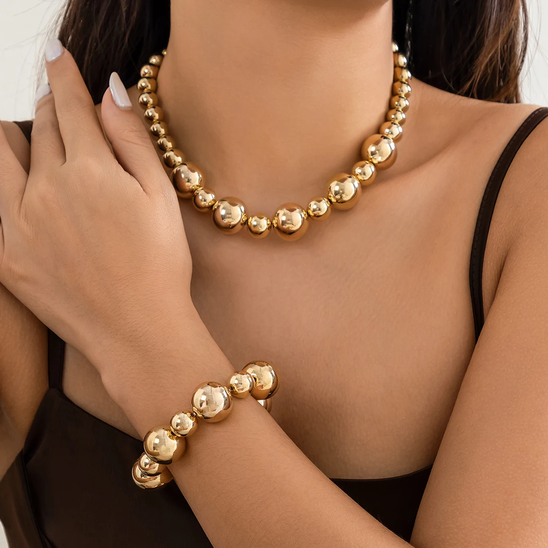 Винтажное ожерелье из бисера