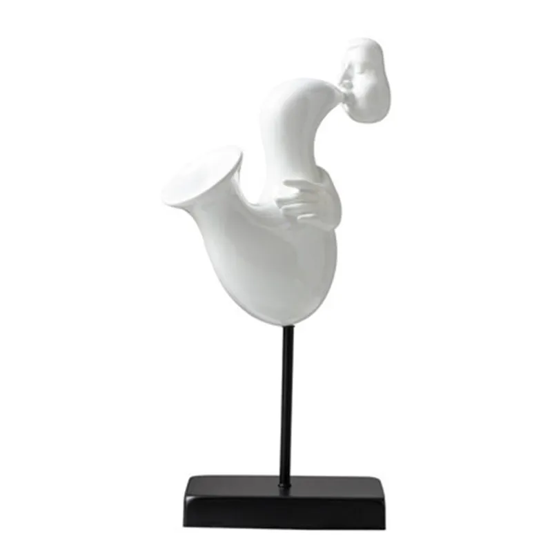 

Resin Room Decoration Accessories Abstract Musical Figures Sculpture Living Room Art Statue Home Decor Figurines Artware A3751