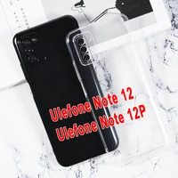 ulefone note 12 silicon caso soft full camera protection tpu fitted case cover for ulefone note 12p 6 82 transparent phone case
