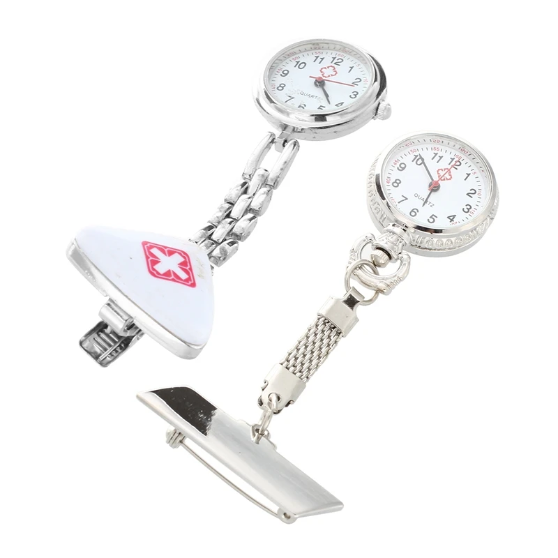 

2 шт., кварцевый механизм для медсестер, тройной угловой зажим и булавка