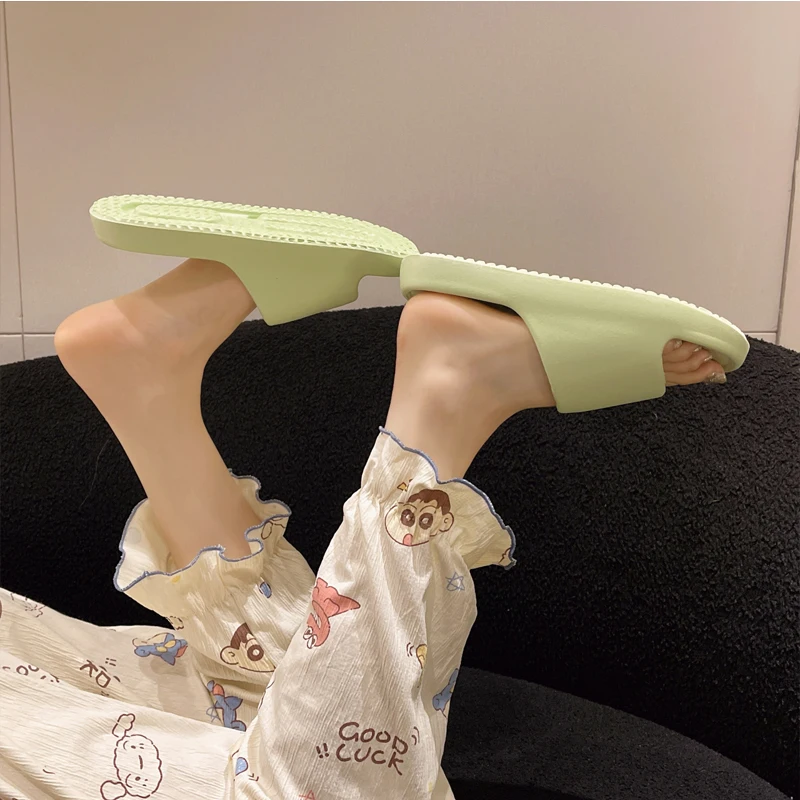 Сланцы женские мягкие из ЭВА комнатные Противоскользящие тапочки обувь для