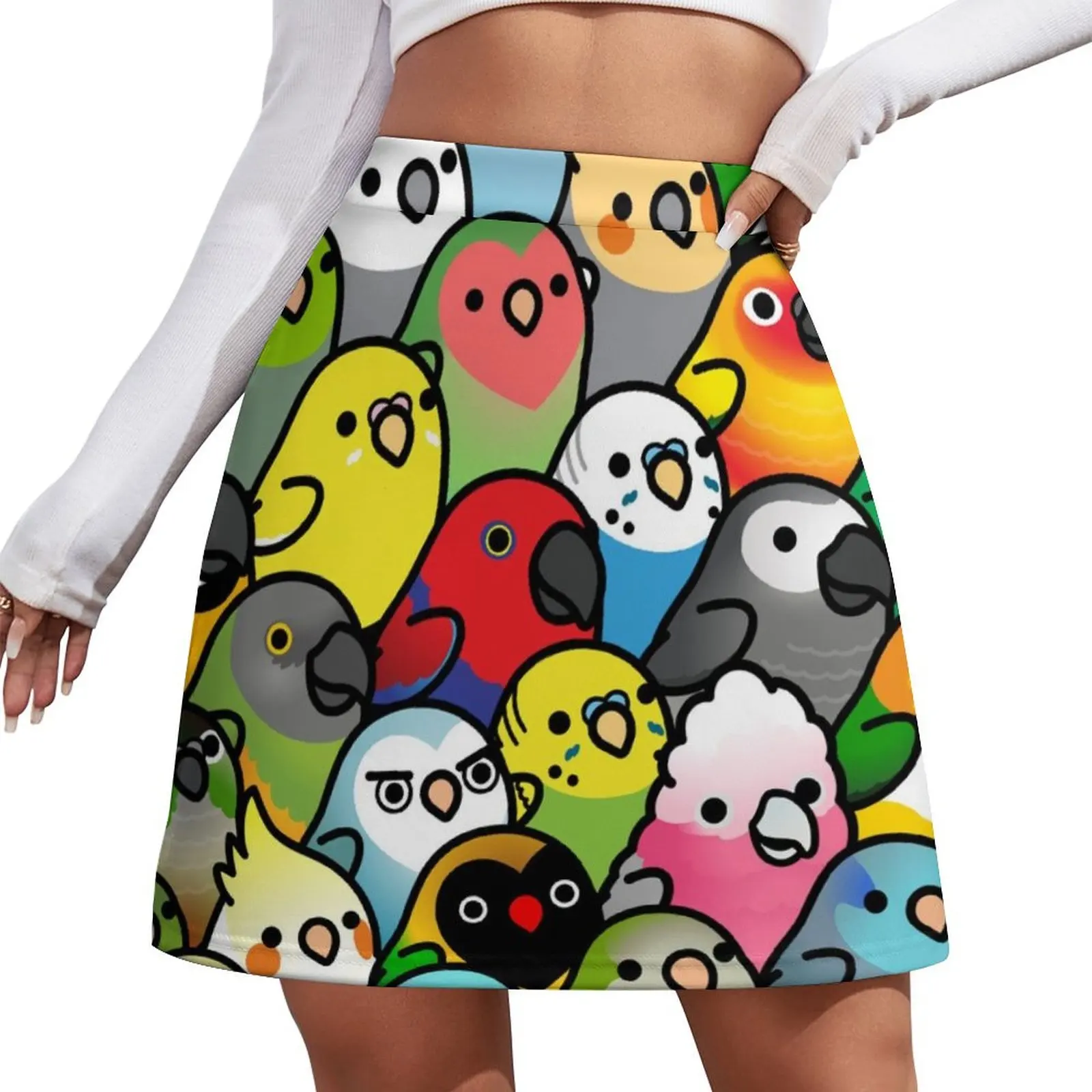 Фото Мини-юбка Everybirdy Pattern 2023 в японском стиле, сексуальная мини-юбка, одежда, летние платья для женщин, мини-юбка 2026 №1