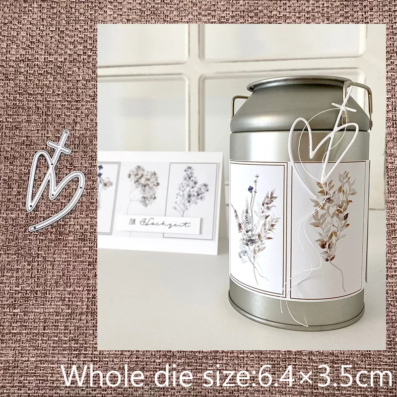 

Новый дизайн, металлический трафарет, пресс-формы, простые украшения в форме сердца, высечки для альбома, бумаги, тиснения