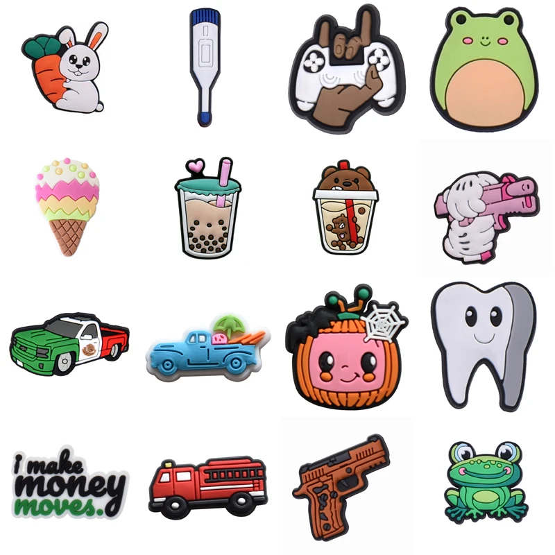 

Women Charm Shoe Charms Accessories Decorations PVC Buckle Decorations for Crocs Wholesale Bulk Gifts Pins Shoes Accessories