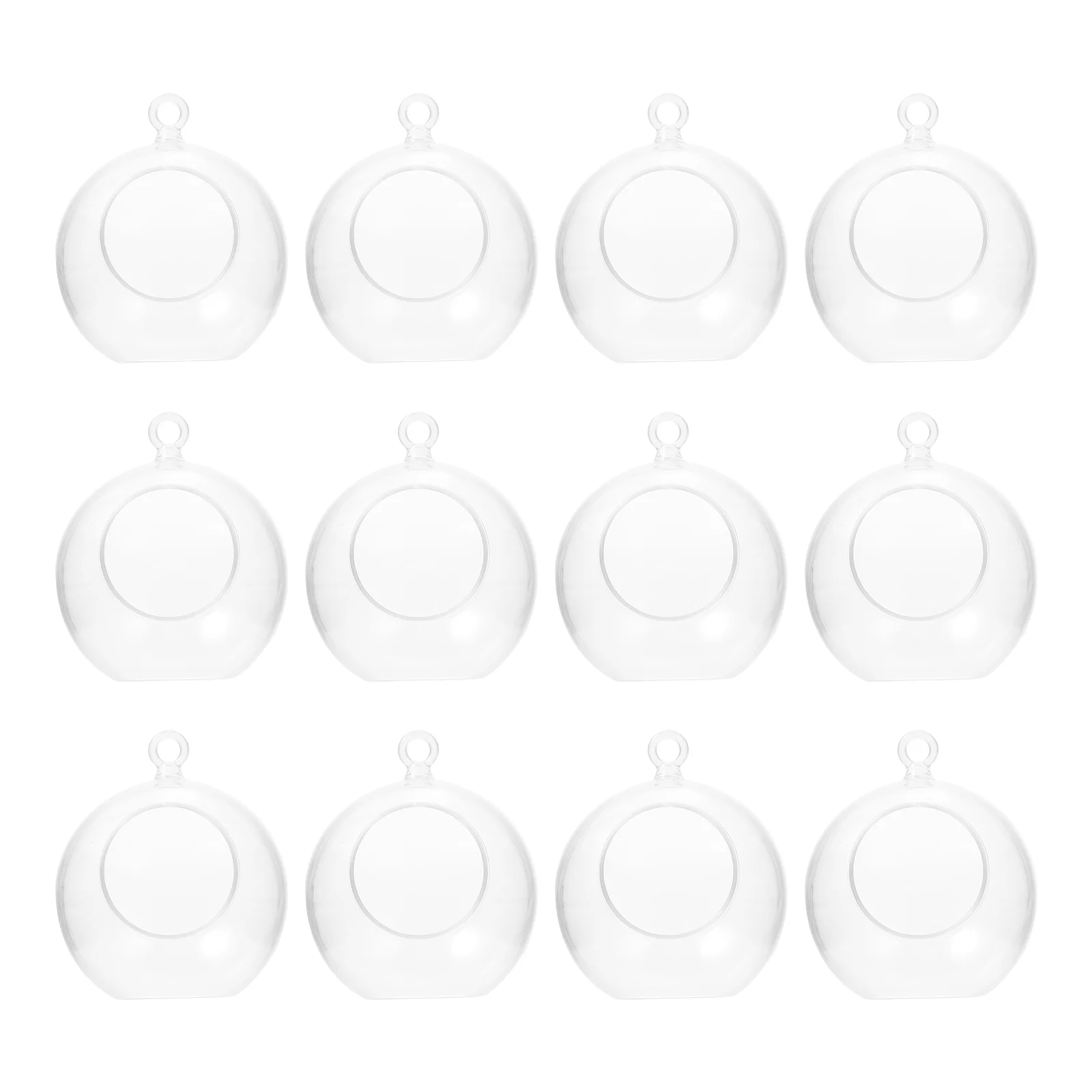 

Fillable Christmas Ornamentsclear Ornamenthangingtreedecorationcrafts Acrylic Pendant Decor Glass Shape Mini Bulb Props Flower