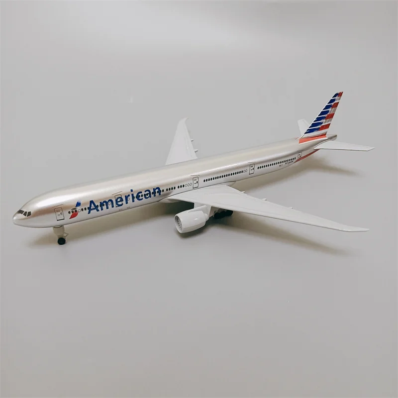 19 см литая модель самолета Air American AA B777 авиакомпании Боинг 777 из металлического