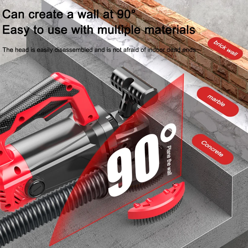 Строгальный станок для стен Электрический скребок без пыли мертвых углов