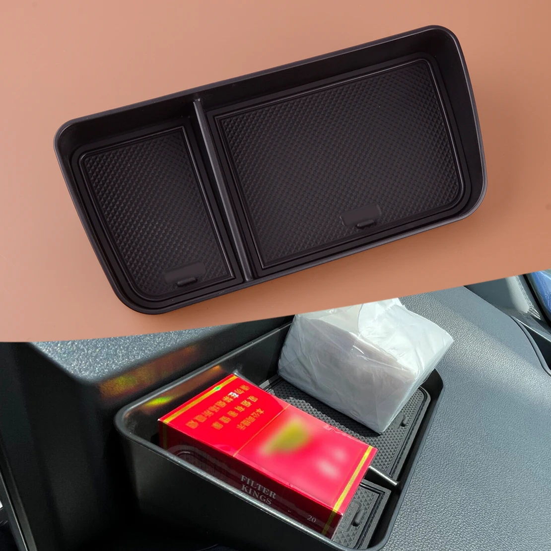 

Car Dashboard Console Screen Behind Storage Box Tray Organizer Fit for Toyota RAV4 2019 2020 2021 2022 2023 Waterproof