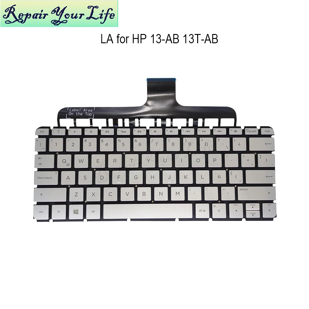 Latin Backlit Keyboard for HP Envy 13-AB 13T-AB 13-AB016NR 13-AB067CL 13-AB077CL 13-AB000 notebook light replacement keyboards