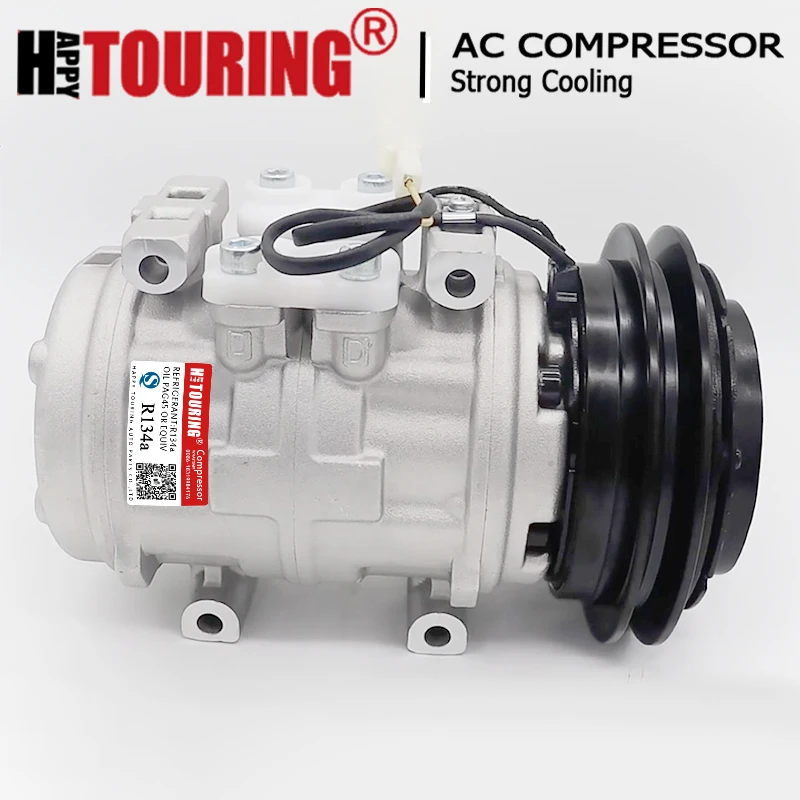 

Компрессор кондиционера переменного тока 10P15C для грузовика Mitsubishi Delica L300 4D56 MR 175655 МБ 276719 MR 175654 CSA201A148 447200 -7744 4472007744