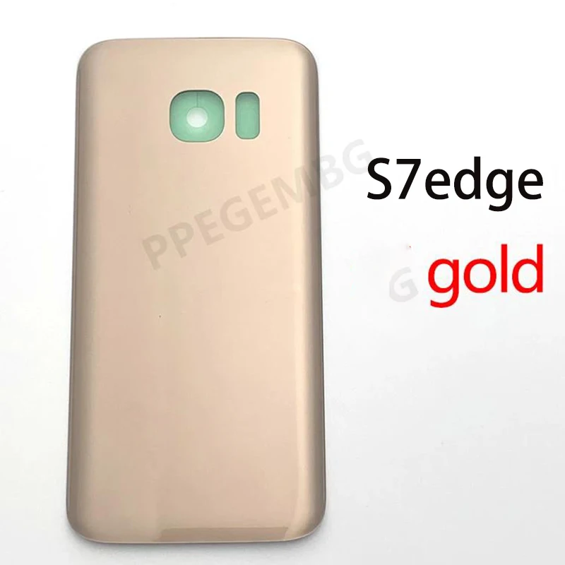 Для Samsung Galaxy S7 G930 G930F Edge G935 задняя крышка батарейного отсека дверца корпус