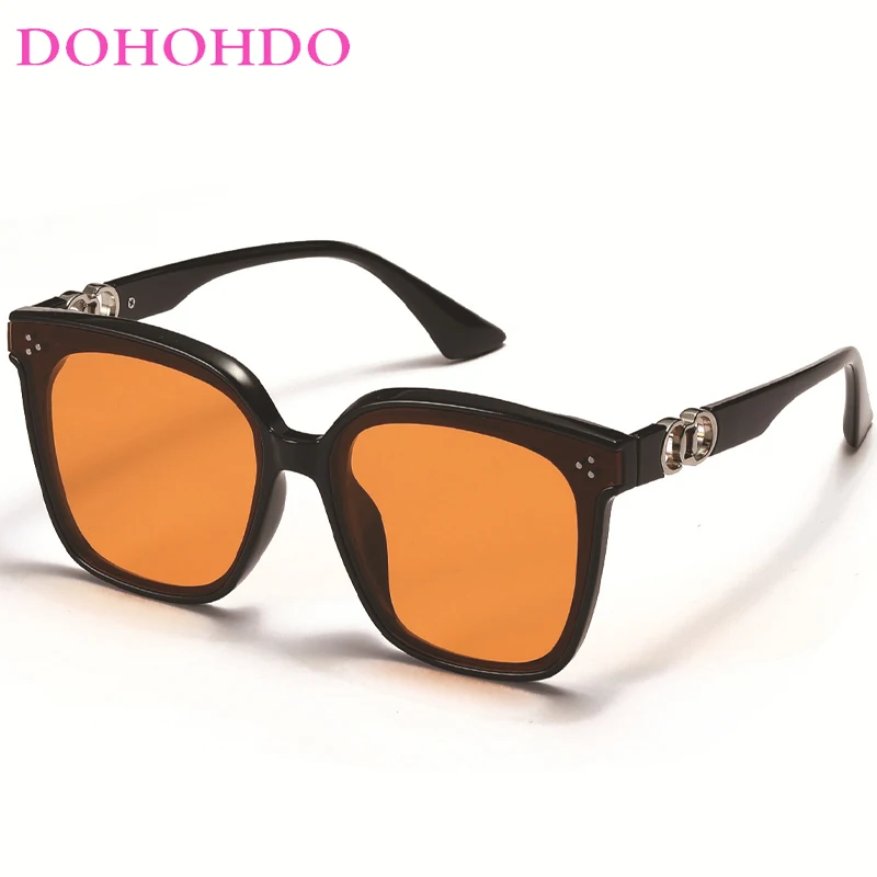 

DOHOHDO Retro Square Men Women Sunglasses Fashion New Sun Glasses Classic Vintage UV400 Outdoor Shades Gafas de sol para mujeres