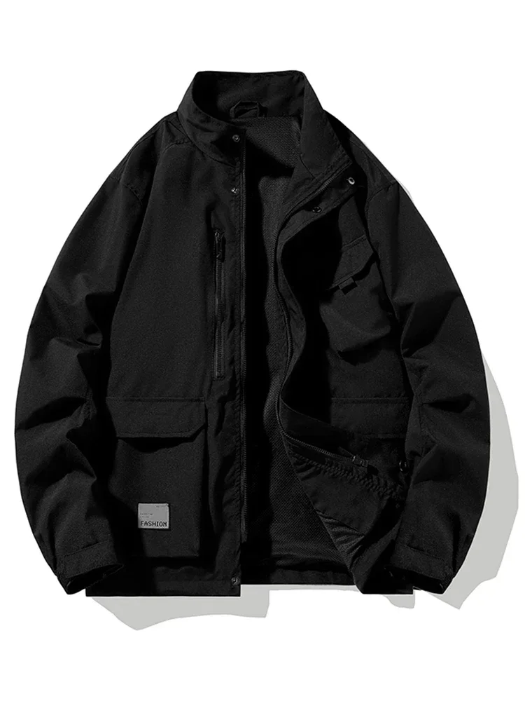 Куртка-карго Мужская в американском ретро стиле уличная свободная ветрозащитная