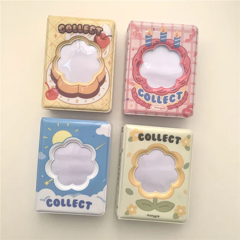

Star Chaser Idol Album Collection Book Storage Album Photo Album 3 Inch Flower-shaped Hollow INS Photocard Holder Card Book