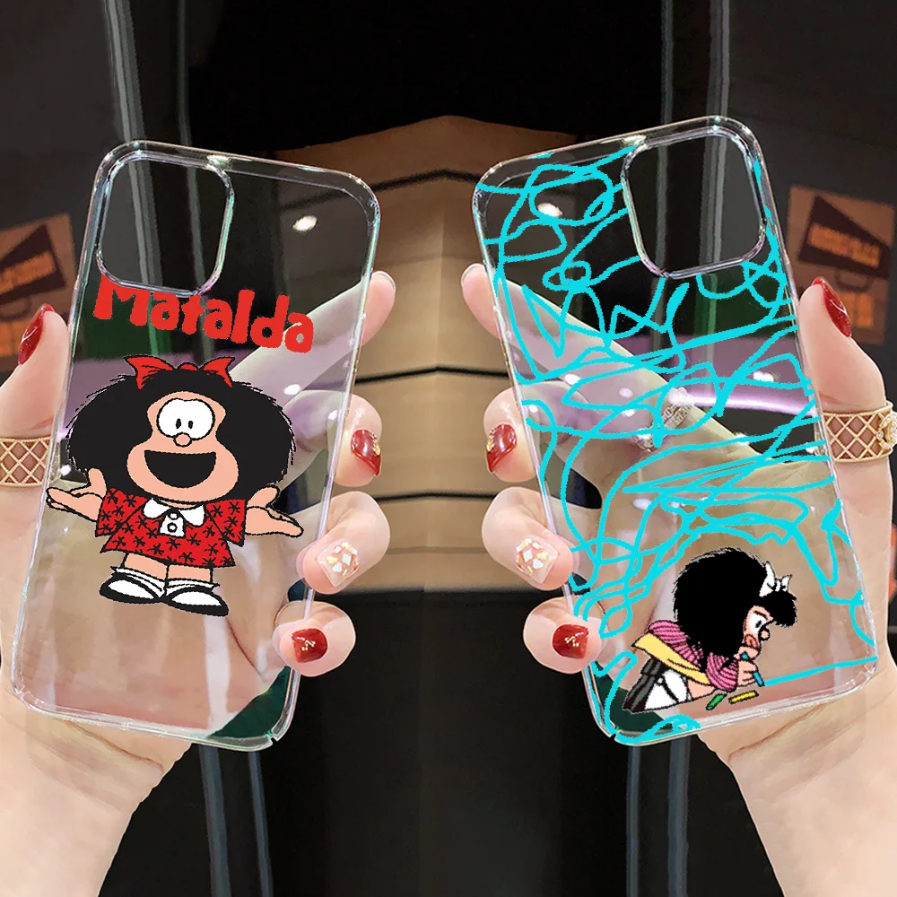 Mafalda мультяшный милый чехол для телефона Huawei Honor 6 7 8 9 10 10i 20 A C X Lite Pro Play Прозрачный 3D чехол художественный чехол мягкий чехол