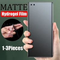 1 3pcs matte hydrogel film for samsung galaxy a50 a51 a52 a70 a71 a72 tpu screen protector s21 ultra s20 s10 s9 s8 plus s7 edge