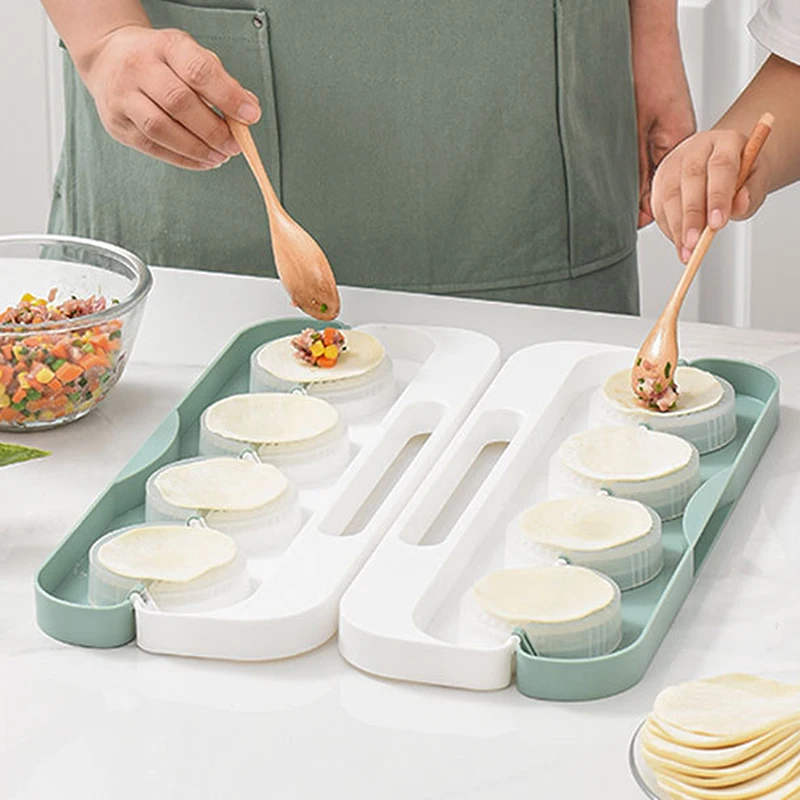 

Crescent-shaped Wonton Dumpling Maker Easy To Use Household Tool Dumpling Mould Kitchen Cooking Tools Mold Clips Baking Molds