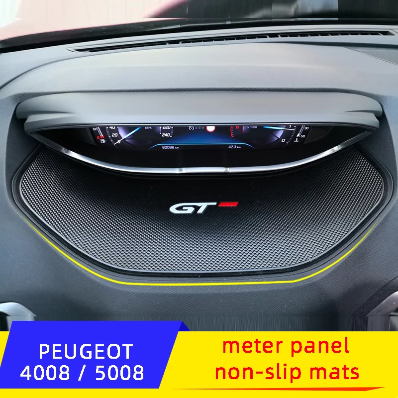 

Силикагелевые измерительные приборные панели Нескользящие Коврики Защитные колодки для PEUGEOT 4008 5008 товары для интерьера автомобиля