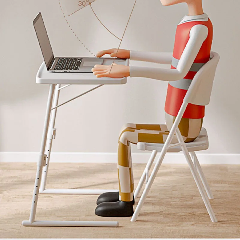 Компьютерный стол для спальни полки подставки ног эргономичный стоячий работы
