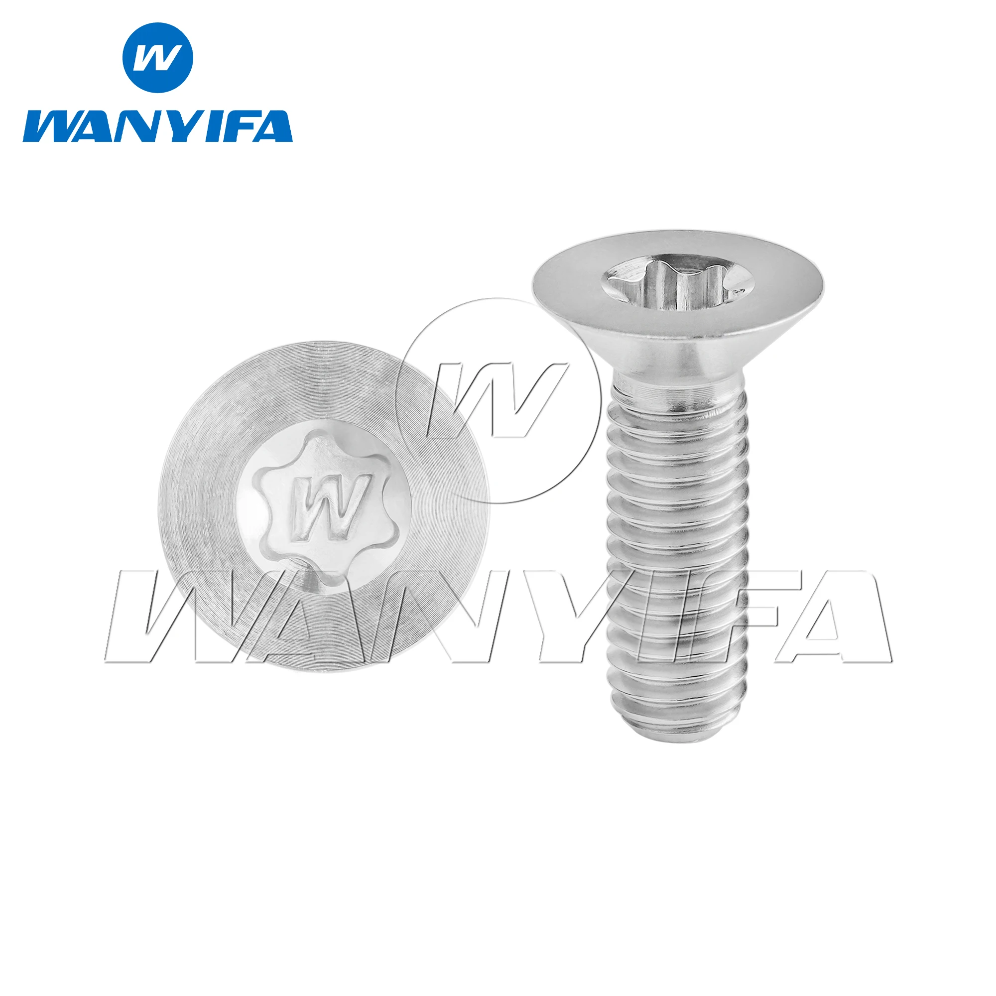 

Титановые болты Wanyifa M4/M5 с потайной головкой Torx