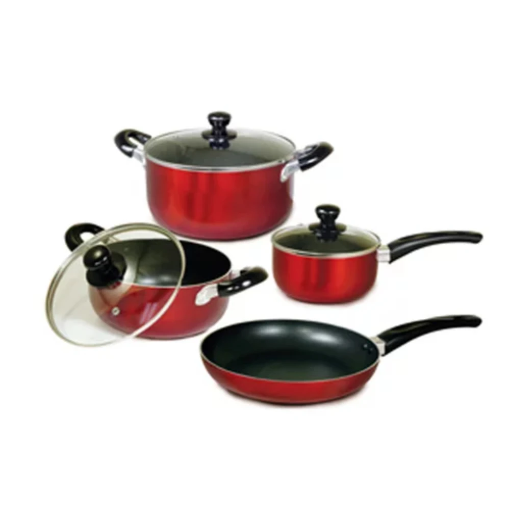 

Non-Stick Cookware Set F889R Juegode utencilios de cocina Juego de ollas Kitchen accessories Kitchen items Cosina Kitchen gadget