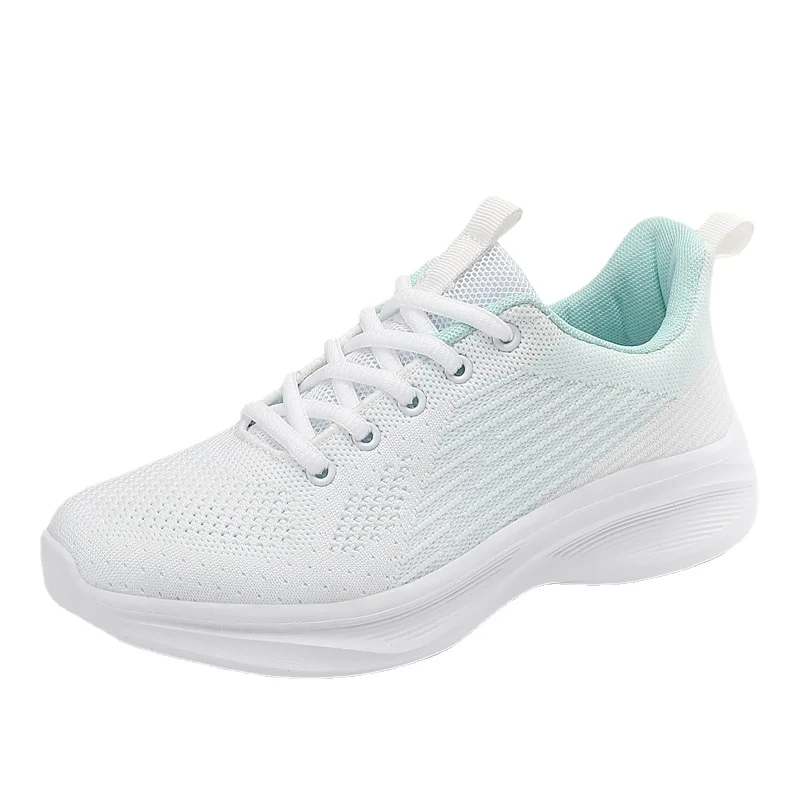 

Кроссовки унисекс сетчатые, дышащие спортивные туфли на платформе, на шнуровке, плоская подошва, повседневная обувь для бега