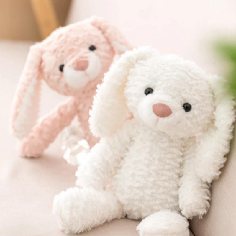 

Kawaii Cow Creative long-legged small animal dolls rabbit elephant plush toy baby comfort sleep doll kid toys original wholesale