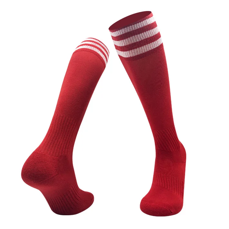 Thickening football sock adult football basketball soccer fitness futsal their antiskid breathable absorbent sports stockings