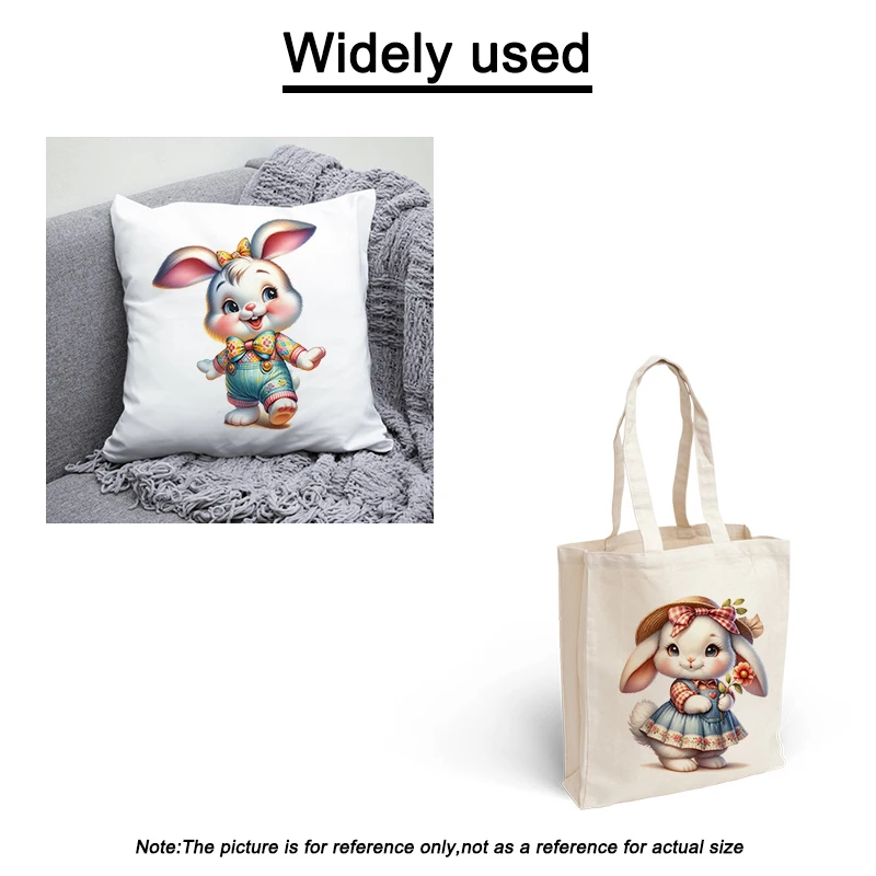 Термопечать на одежде для детей с изображением милого кролика