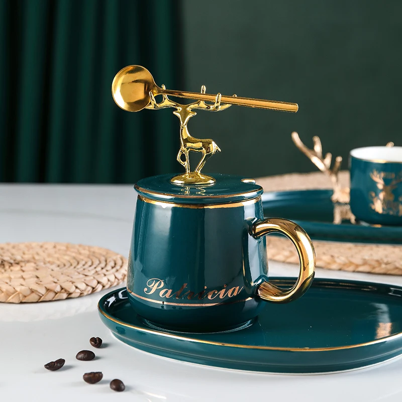 Fashion Modern Ceramic Mugs Aesthetic Creativity Home Mug Coffee Cups Couple Minimalist High Quality Luxury Canecas Mug Cute Cup