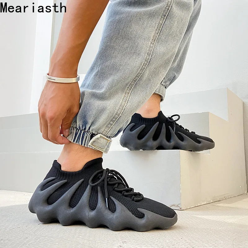 

Модная мужская обувь, дышащие мужские кроссовки на все сезоны, новая высокоэластичная амортизирующая Мужская обувь для бега