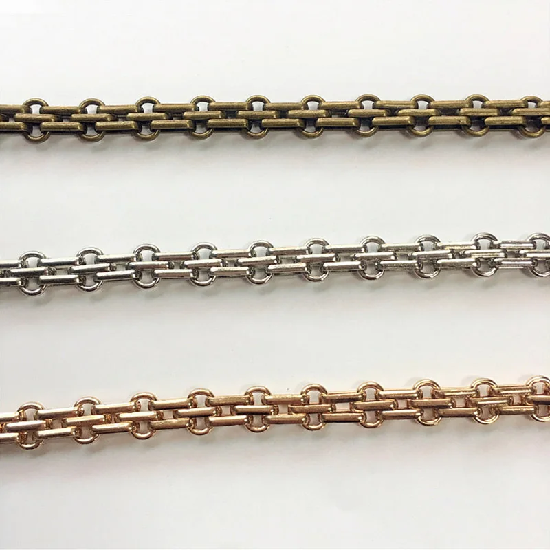 25Cm  Metal Chain For Shoulder Bag  Handbag Antique Bronze Strap Accessories Hardware