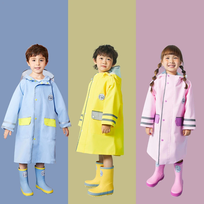 Купи Autumn Winter Waterproof Windbreaker For Boys Girls Trench Coat Kids Long Sleeve Jackets Children Raincoat For Student 2-18 Year за 1,137 рублей в магазине AliExpress