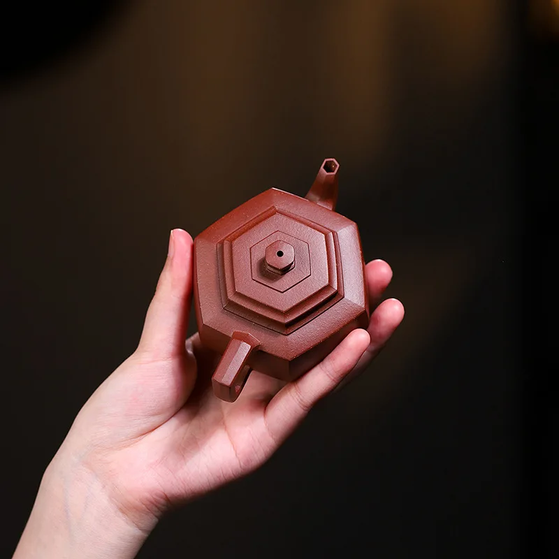 Высокое качество руда фиолетовая глина ручной работы 120cc шестиугольный Xuehua Yixing