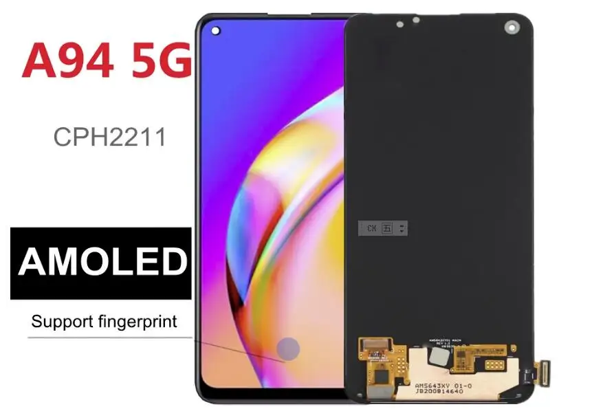 

LCD Display Touch Screen Digitizer Replacement For OPPO A94 5G CPH2211 (TFT or oled )