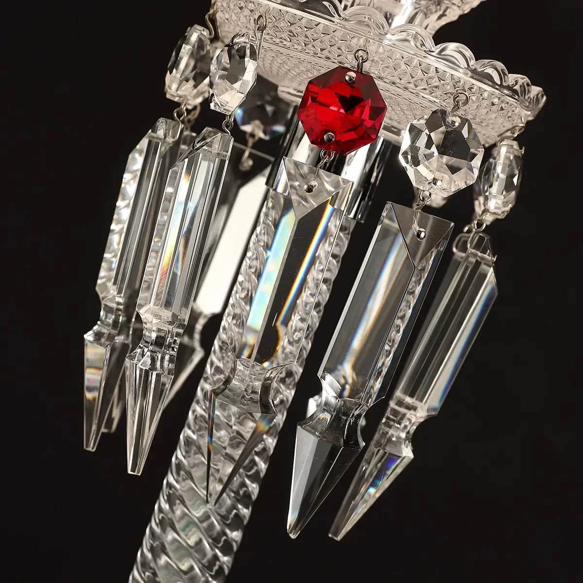 Хрустальная настольная лампа для гостиной Современная креативная прикроватная